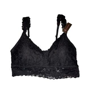 No Boundaries Black Lace Bralette L